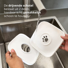 Afbeelding in Gallery-weergave laden, Anti-knoei drinkbak 1,5L - WIT - voorkom een natte vloer
