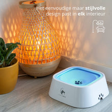 Afbeelding in Gallery-weergave laden, Anti-knoei drinkbak 1,5L - BLAUW - voorkom een natte vloer
