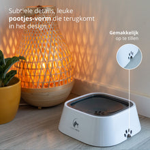 Afbeelding in Gallery-weergave laden, Anti-knoei drinkbak 1,5L - GRIJS - voorkom een natte vloer
