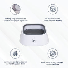 Afbeelding in Gallery-weergave laden, Anti-knoei drinkbak 1,5L - GRIJS - voorkom een natte vloer
