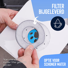 Afbeelding in Gallery-weergave laden, Anti-knoei drinkbak 2,0L - BLAUW - voorkom een natte vloer
