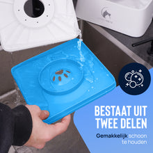 Afbeelding in Gallery-weergave laden, Anti-knoei drinkbak 2,0L - BLAUW - voorkom een natte vloer
