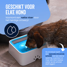 Afbeelding in Gallery-weergave laden, Anti-knoei drinkbak 2,0L - BLAUW - voorkom een natte vloer
